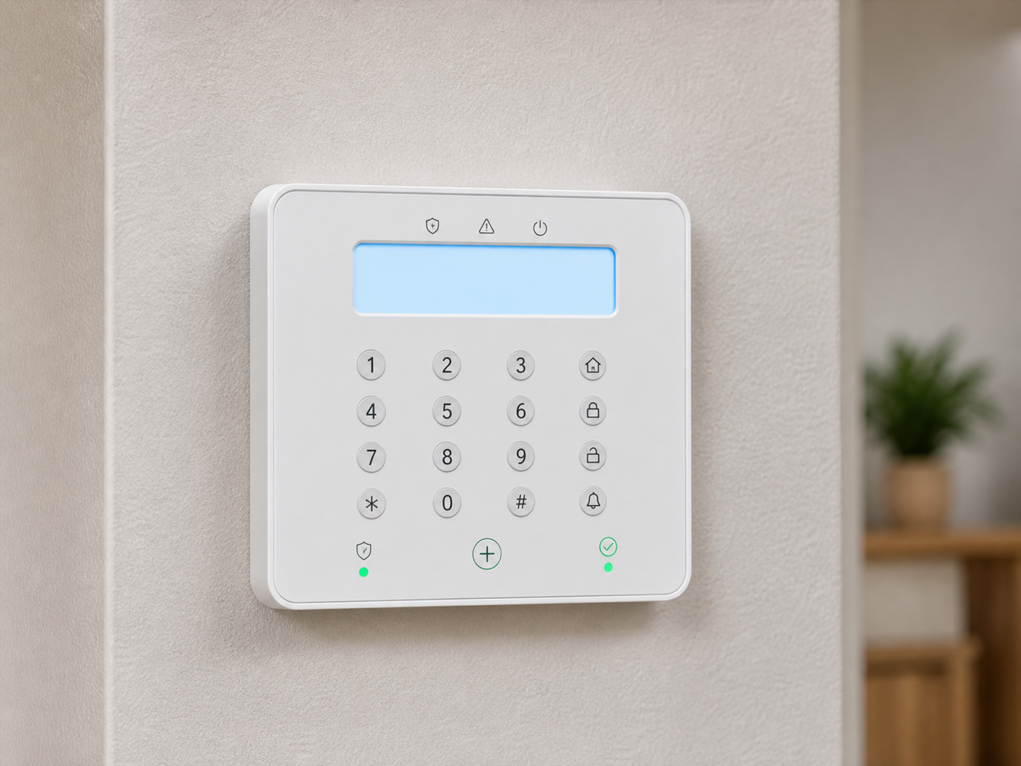 Alarm keypad installation